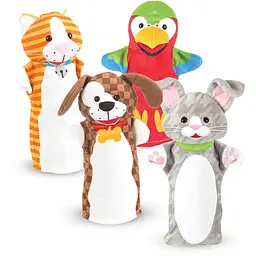Ляльковий театр Melissa & Doug Домашні тварини 4 шт. (MD19084) - мініатюра 2