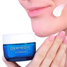Крем для обличчя Dermedic Hydrain 3 Hialuro Відновлювальний Нічний 50 мл (5901643176242) - мініатюра 3