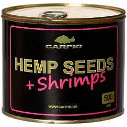 Зернова суміш Carpio Hemp Seeds+Shrimps 0.5 l