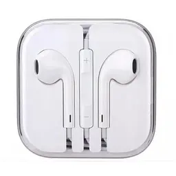 Навушники Foxconn earpods для iPhone провідні 3.5 мм білі md827 - мініатюра 4