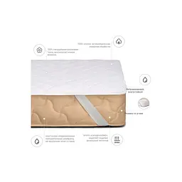 Наматрацник MirSon 953 Natural Line Стандарт Eco 90x190 см (2200000835574)