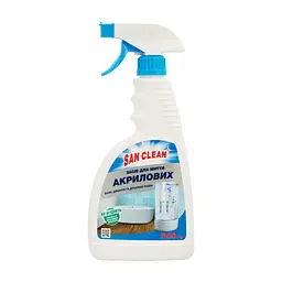 Спрей для чищення ванн San Clean для акрилових ванн 500 г (4820003543023)