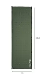 Килимок самонадувний 6см Naturehike (CNK2550WS025) одномісний - зелений - мініатюра 2