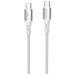 Кабель Proove WireX Type-C to Type-C 60W (1m) white