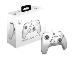 MSI Геймпад FORCE GC200 WHITE, USB-A, білий - мініатюра 5