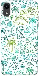 TPU чохол Demsky Dino pattern для Apple iPhone XR (6.1")