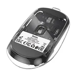 Миша HOCO GM29 Mysterious dual-mode silent wireless mouse Dark Night Black - мініатюра 3