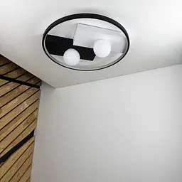 Світильник LED smart PICASSO-R+пульт 80W 3000-5000K IP20 круг біло-чорний Violux ( 220615 ) - мініатюра 2