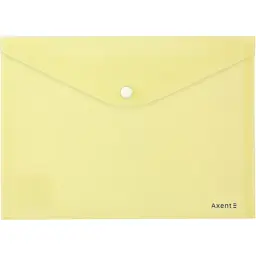 Папка - конверт Axent А5, Pastelini, жовта (1522-08-A)