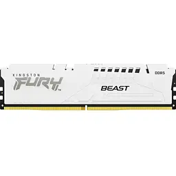 Модуль пам'яті для комп'ютера DDR5 16GB 6400 MHz Beast White EXPO Kingston Fury (ex.HyperX) (KF564C32BWE-16)
