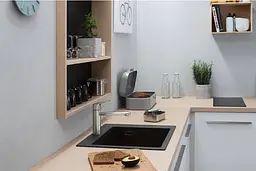 Кухонна мийка Hansgrohe S451 S510-F450 560x510 Graphiteblack 43312170, Чорний - мініатюра 2