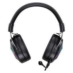 Дротова ігрова гарнітура Onikuma Gaming with LED X10 Pro, USB, 3.5mm, 2.1m, black - мініатюра 5