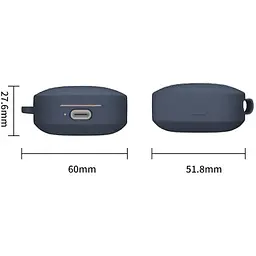 Чохол BeCover Silicon для Xiaomi Redmi Buds 6 Active Deep Blue (712013) - мініатюра 3