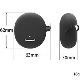 Чохол BeCover Silicon для Oppo Enco Air3 (ETE31) Black (709569) - мініатюра 3