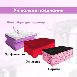 Губки кухонні Chisto Міні Асорті 3 шт. (GKR3.114A) - мініатюра 2