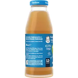 Нектар Gerber яблучно-грушевий для дітей із 12 місяців 1.5 л (5 шт. x 300 мл) - мініатюра 3