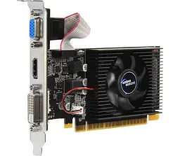 Відеокарта Golden Memory GT 710 2Gb GDDR3, 64-bit, VGA/DVI/HDMI, 954/1600 MHz, Low Profile (GT710D32G64BIT) (GDDR3, 64 bit, PCI-E 2.0 x16) - мініатюра 2