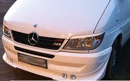 Вії фар Fly для Mercedes Sprinter 00-06 Чорні 2 шт