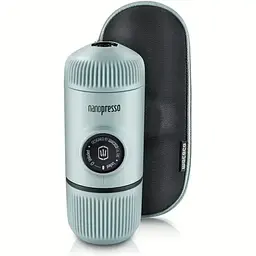Еспресо-кавоварка Wacaco Nanopresso 18 барів 80 мл з чохлом Блакитний