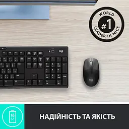 Мишка Logitech M190 Mid Grey (910-005906) - мініатюра 4