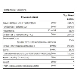 Комплекс вітамінів Swanson Balance B-50 Complex 250 капсул - мініатюра 2