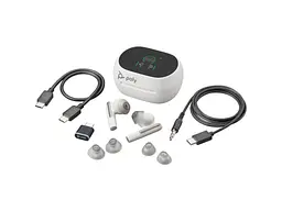 Навушники TWS POLY Voyager Free 60+ White (7Y8G6AA) - мініатюра 6
