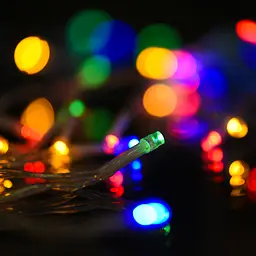 Електрогірлянда Yes! Fun нитка 70 LED статична 4.9 м різнокольорова (975058) - мініатюра 5