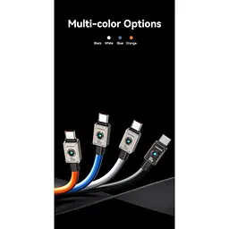Кабель Usams US-SJ684 USB-C to USB-C 100W 1.2m Orange (SJ684USB04) [153993] - мініатюра 4
