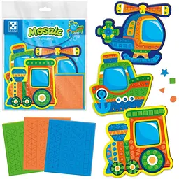 Набір для творчості Vladi Toys м'яка мозаїка Транспорт VT4511-10  - мініатюра 4