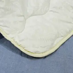 Ковдра євро вовняна Viluta Comfort 21381 200x220 см бежева - мініатюра 4