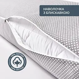 Наволочка Ideia для ортопедичної подушки бавовна з блискавкою 40х140 см  (8000035515) - мініатюра 3
