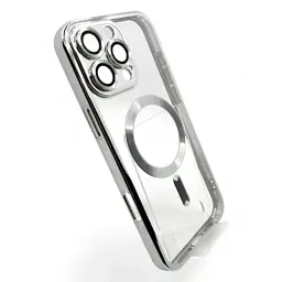Чохол до мобільного телефона BeCover TPU Chrome Case (MagSafe) для Apple iPhone 16 Pro Silver (712083) - мініатюра 2