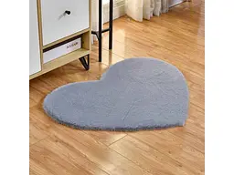 Килим кімнатний MALLORY HOME 90x90см сірий Серце