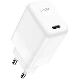 Зарядний пристрій Cudy 30W GaN 1×USB-C QC+PD 3.0 (CH30_EU)