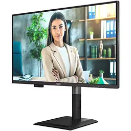 Монітор TFT 27 AOC Q27P4U, QHD, IPS, 120Hz, 2xHDMI, DP, USB-hub, HAS, Pivot, колонки, чорний - мініатюра 3