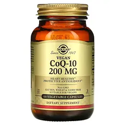 Коензим CoQ-10 200 мг - 60 вег. капсул