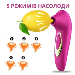 Вакуумний вібратор для клітора I’MCUM Satisfyer Air Рожевий (7970379617725) - мініатюра 4
