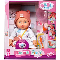 Лялька Baby Born Емма-Тедді з аксесуарами 43 см (836651)