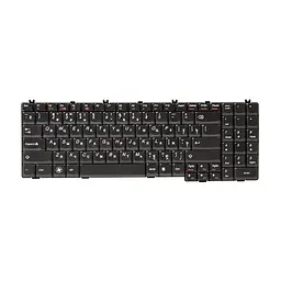Клавіатура ноутбука PowerPlant Lenovo IdeaPad G550, G555 чорна, чорний фрейм (KB311040)