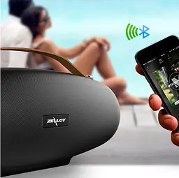 Бездротова Bluetooth колонка Zealot S27 Чорний - мініатюра 7