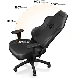 Геймерське крісло Anda Seat Phantom 3 L Black [AD18Y-06-B-PV/C-B01] [108602] - мініатюра 5