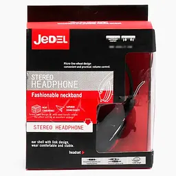 Навушники накладні Jedel JD-868 ігрові Jack 3.5 чорний червоний - мініатюра 3