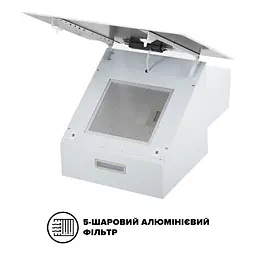 Витяжка Interline FLOW WH A/60/GL/M - мініатюра 4