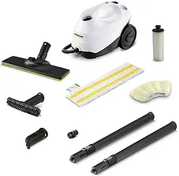 Пароочисник SC 3 EasyFix, 1900Вт, 1000мл, 3.5Бар, білий Karcher teh0016517