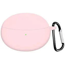 Чохол-накладка DK для Oppo Enco Free 3 Silicone Candy Friendly з карабіном (016036) (pink)