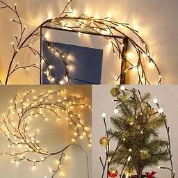 Гірлянда 1,5 м 144 LED, USB, 8 режимів, тепле світло - мініатюра 4