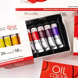 Набір олійних фарб 24х10 мл Rosa Gallery - мініатюра 3