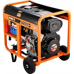 Генератор дизельний Black 230/400V 10HP 6500W (13618) [160477] - мініатюра 3