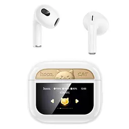 Навушники Hoco Gata true wireless touch screen BT headset EW87 BT5.4 30/280mAh 4/20h - мініатюра 2