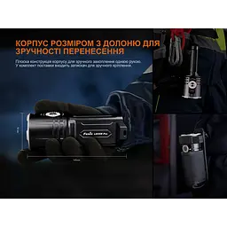 Ліхтар пошуковий ручний Fenix LR35R PRO - мініатюра 16